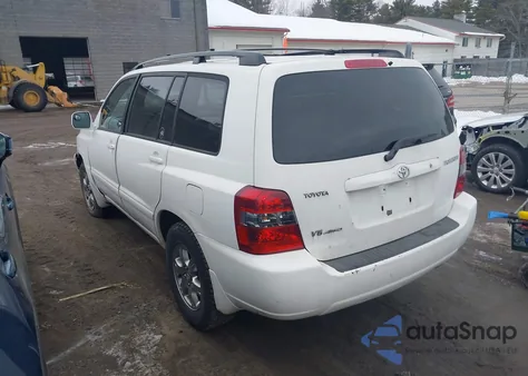 2005 Toyota Highlander V6 из США, поврежденный, VIN JTEEP21A950130995